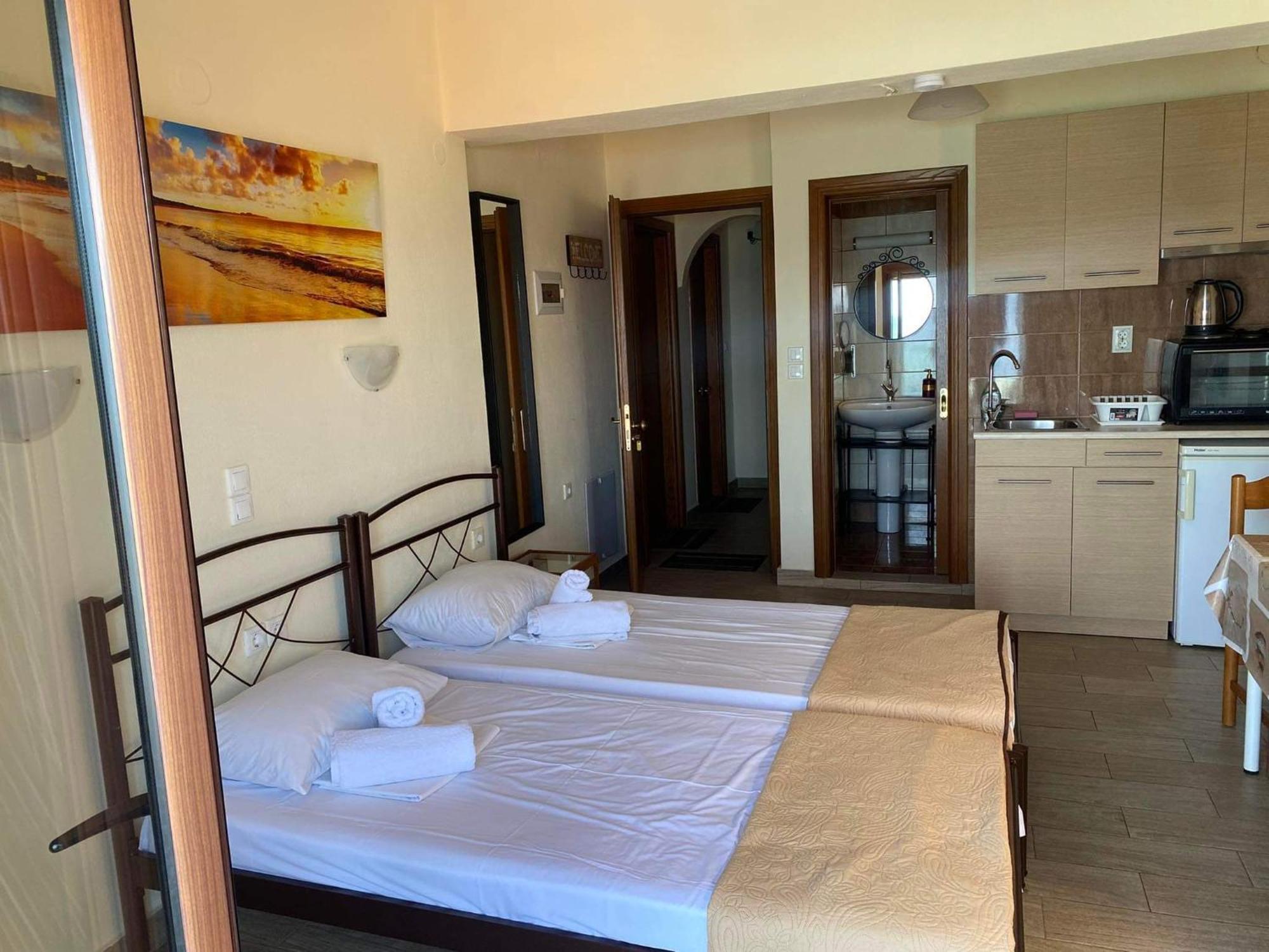 Diolkos Apartement نيا رودا الغرفة الصورة